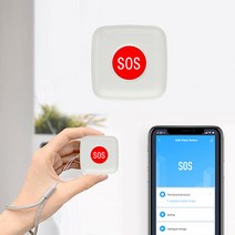 IoT팝 지그비 스마트 응급 비상 호출 버튼 GC-SOS01, 1개