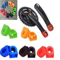 크랭크보호대 자전거 MTB 보호 커버 암 부품 프로텍터 0.7918ea, RA_ 1쌍 그린GD06601