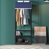 아도라하우스 무볼트 시스템행거2봉+블라인드set 1000x600x2100 4단, one color