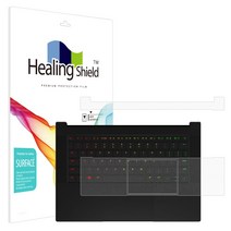 힐링쉴드 레이저 블레이드 14 R9 Zen3 무광 팜레스트/터치패드 필름 2매