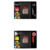 세인트나인 3구 칼라골프공 양말세트 선물용 홀인원기념 골프공선물 비거리, 2in1실리콘버디볼마커, 크루즈싱글골프티