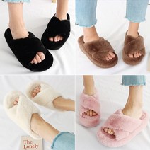 제시슈 델리 여성통굽퍼슬리퍼 퍼키높이슬리퍼