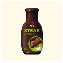 CJ제일제당 백설 스테이크 소스 255g, 1개