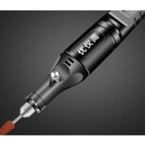 초소형 핸드 그라인더 네일 미니 전동조각기 속도조절, [12V 속도 조절]  + 23종 세트