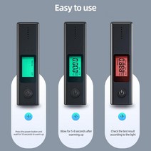 경광봉 출자주의등 협착방지봉호흡 감지기 크리 에이 티브 충격 방지 충전식 디지털 부는 알코올 호흡 테스터 자동, 없음