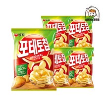 농심 포테토칩 오리지널 감자칩, 125g, 5개