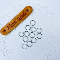 핀쿠션 NEW) 7mm 금속 오링 (약200개), 실버