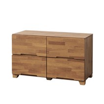 티디팩토리 몰리 900와이드 서랍장 2단 2열 서랍, 900와이드 서랍장-멀바우