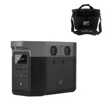에코플로우 델타 맥스 2000 EcoFlow Delta max 2000 캠핑용 휴대용 차박 낚시 대용량 배터리 태양광 고속충전 대용량 220V, 에코플로우 델타맥스 2000