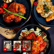 신세계푸드 순살 닭다리구이 20팩(소금구이7/마늘간장7/매콤6), 단품