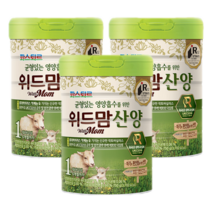 파스퇴르 위드맘 산양분유 1단계 750g x 3캔, 3개
