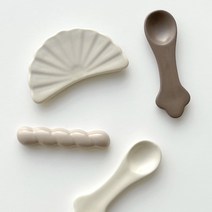 페이퍼가든 멜로우 세라믹 수저받침 도자기 숟가락 받침대 젓가락 커트러리 수저받침대, 멜로우 수저받침_오블롱, 브라운