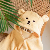 아가드 베베 아기 목욕 가운 유아 샤워 비치 타올, 베베 샤워가운