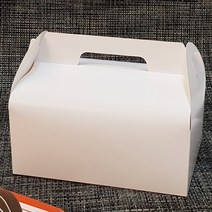 화이트 선물상자(특대) 손잡이선물상자 쿠키상자 대형상자, 1장