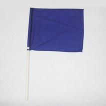 나무 청기 백기 깃발 25x30cm 홍기 노랑색 운동회 게임 신호기