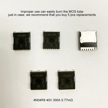 스폿용접기휴대용 18650 배터리 DIY 미니 스폿 용접기 기구 2 전원 케이블 및 LCD 디스플레이와 다양 한 용, 5pcs mosfet tube