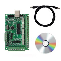 드라이버 보드 USB MACH3 V2.1 100Khz 브레이크 아웃 CNC 5 축 인터페이스 모션 컨트롤러 호환 TB6600 DM54, 한개옵션0