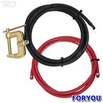 ForU921 퍼펙트대대 어스케이블 가스호스 세트 8mm 1개 전기용품 소모성자재 공구