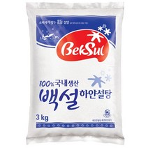 CJ 백설 백설탕 3kg 과일 매실 액기스 효소 담그기, 단품, 단품