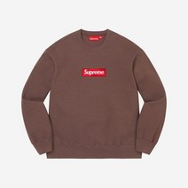 슈프림 박스로고 크루넥 브라운 - 22FW Supreme Box Logo Crewneck Brown 22FW205984