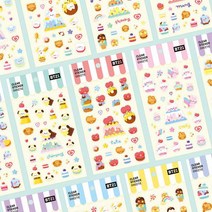 [BT21] 클리어스티커 - 스위티, 치미, 치미
