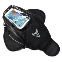 MOTOCENTRIC 탑 바이크 오토바이 탱크 가방 큰 스토리지 스크린 터치 오일 연료 마그네틱 Motocross 안장, [02] 0081-Gray