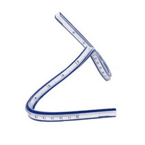 자유곡선자 60cm, 혼합색상, 2개