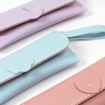 기타 바보사랑[아트제작소]직접만드는 고급 가죽 코튼캔디 필통 파우치 가죽공예, 블루