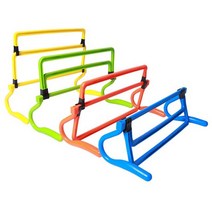 축구 훈련 허들 장애물 원뿔 로고통조교감 통합 강아지 펫피트니스 어질리티, 3단 허들 하나