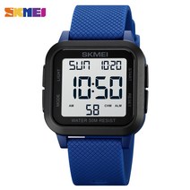 초시계 공부타이머 스톱워치 SKMEI패션 다운 남성 5Bar 백 스포츠 라이트, 02 러시아, 01 style 1