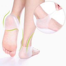 뒷꿈치 실리콘 패드 2P 세트 굳은살 각질 쿠션 보습 보호, II옵션없음II