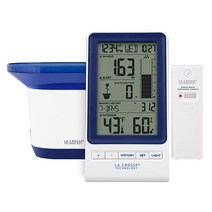 La Crosse Technology 724-1415BL 온도 및 습도 무선 레인 스테이션