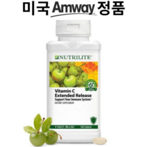 [미국 암웨이 정품] 뉴트리라이트 비타민C 익스텐드 릴리즈 180정 Vitamin C Extended Release 신체의 면역 체계 지원, 1개