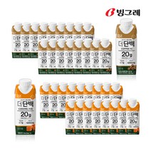 빙그레 더단백 드링크 커피 250 ml*18개+더단백 드링크 카라멜 250 ml*18개, 1세트