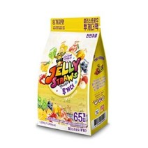 뉴 젤리스트로우 65개입 리필팩, 4봉, 1254g