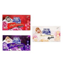 이스타몰 건조기 용 드럼용 섬유유연제 드라이 종이 섬유유연제 시트 뽑아쓰는 피죤 40매, 플라워페스티벌