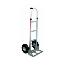 Magline HMK117UA4 알루미늄 핸드 트럭 일자 루프 핸들 공압 휠 500lbs 용량