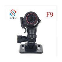 바디캠 미니 액션캠 F9 풀 HD 1080P 3MP AIV 작은 알루미늄 M300 스포츠 DV 헬멧 카메라 DVR 캠 극단적 인 캠코더, black