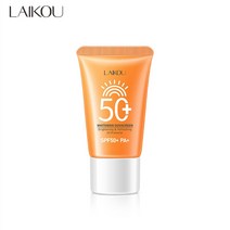스킨 케어 라이커우 페이셜 바디 썬크림 화이트닝 썬 크림 spf 50+ 오일 프리 래디컬 스캐빈저 안티 옥시던트 안티 썬, 30g