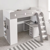 e스마트 스카이 성인벙커침대 풀세트, 메이플