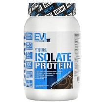 EVLution Nutrition 100% 아이솔레이트 더블 리치 초콜릿 726g(1.6lb), 1개, 기본