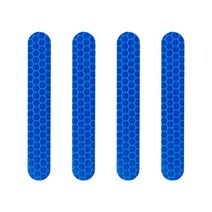 전동킥보드 튜닝 액세서리 최신 전면 후면 휠 커버 반사 스티커 4 개/세트 나인봇 맥스 G30 전동 스쿠터, 04 Max g30 Blue