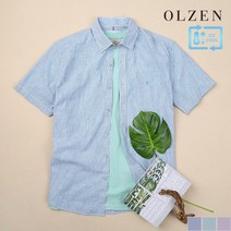 스트라이프 쿨앤컴포트 반팔 셔츠 ZOB2WC1357