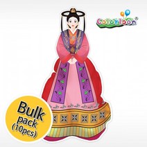 [아트공구][오피스네240] 삼국시대 전통의상 (10개입), 신라