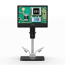 주사전자현미경 비파괴 수질 검사 오염도측정기 Andonstar 1080P 디지털 AD249M 10 인치 LCD 조정 가능한 디스플레이 납땜 용 USB 수리용, 1.AD249M