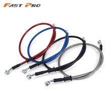 블루 바이크 오토바이 500mm-2000mm 꼰 강철 유압 브레이크 클러치 라디에이터 오일 쿨러 호스 라인 파이프 튜브 28 도 밴조, [06] 1000