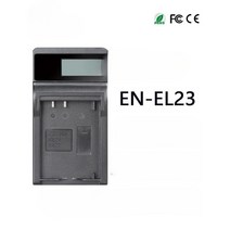 니콘 EN-EL23 카메라 배터리 CCD 충전기 B700 P600 P610S S810C P900S, EL23 USB LCD 충전기
