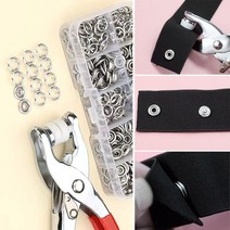 약100P 똑딱이단추 스냅단추 단추 실버 가시도트, 실버가시도트100쌍