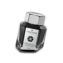 CARAN DACHE 12색상의 다양한..까렌다쉬 크로매틱스 만년필 병잉크 50ml 8011 080 디바인 핑크, 1개, 잉크 색상