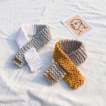 클래스풀 쁘띠 목도리 뜨기 집에서 할수있는취미 1+1 너음목도리 세트, 브라운-베이지